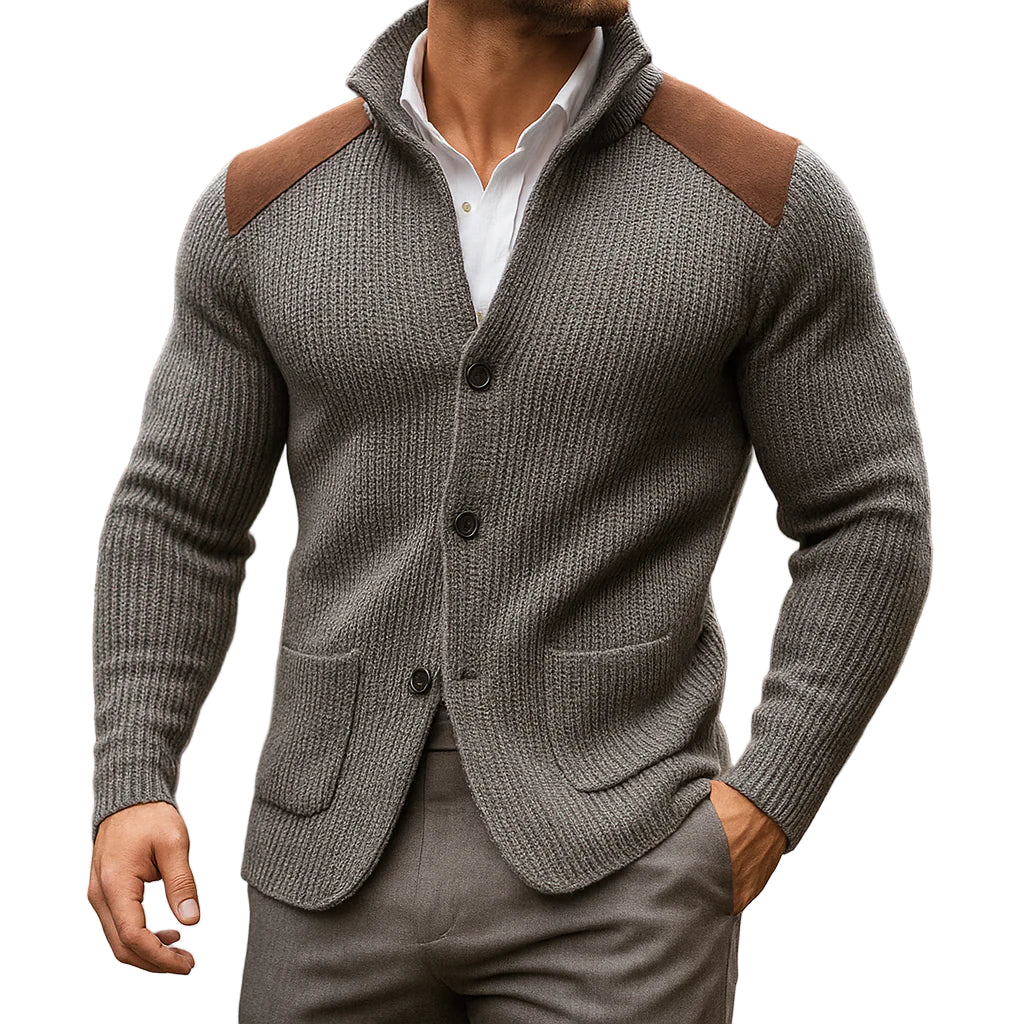 Blazer s pletenou štruktúrou