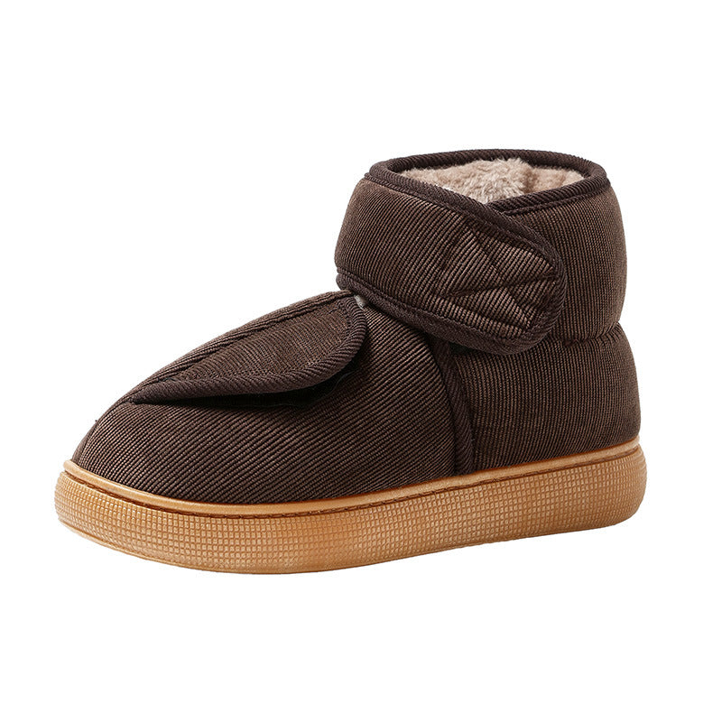 Topánky s veľkým otvorom, teplé, s protišmykovou gumovou podrážkou pre mužov a ženy