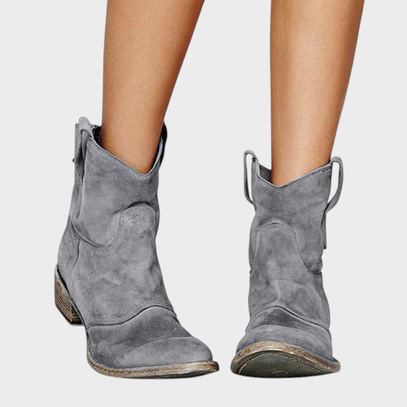 Lucia ｜členkové topánky zo semišovej kože