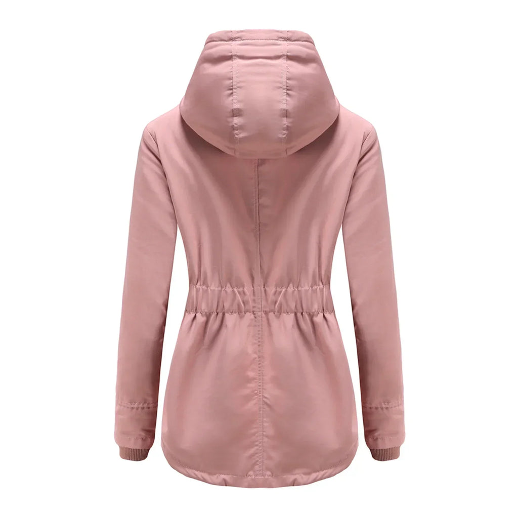 Amina | Kapucňový zimný kabát na každodenné nosenie