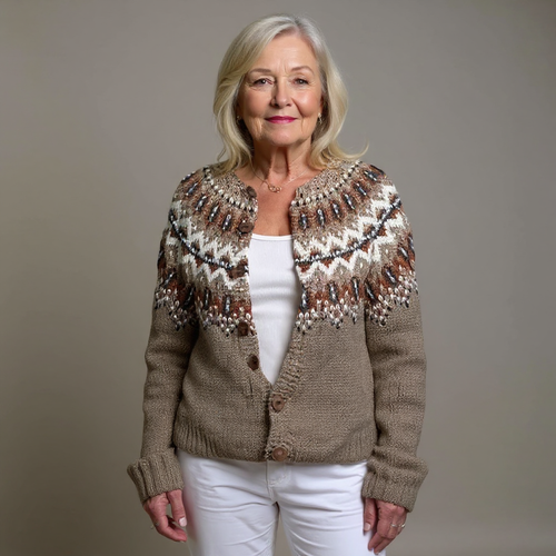 Adeline | Retro sveter Island