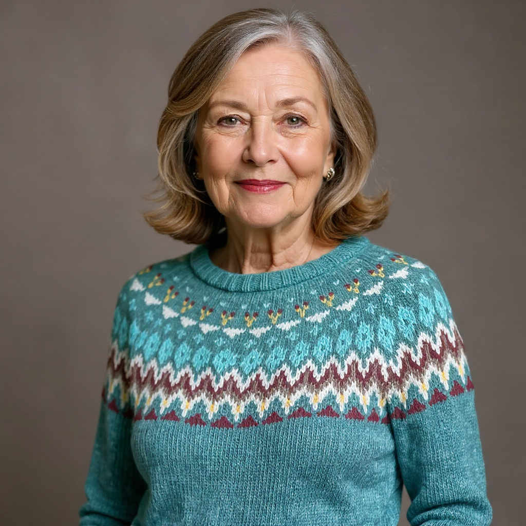 Sofia | Vintage ostrovný sveter