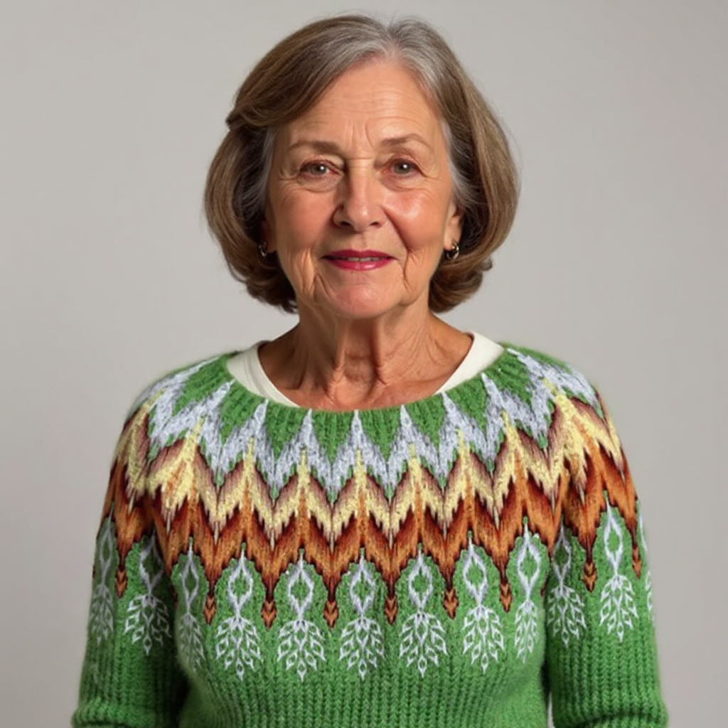 Sophia | Vintage ostrovný sveter